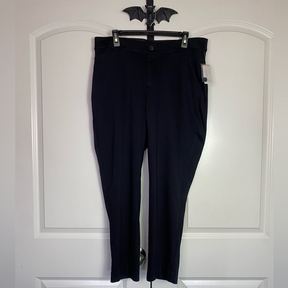 Catherines Black Universal Pant Smoothing Stretchy, Comfortable NWT size 16WP